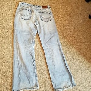 Men Big star Loose Voyager light jeans used*